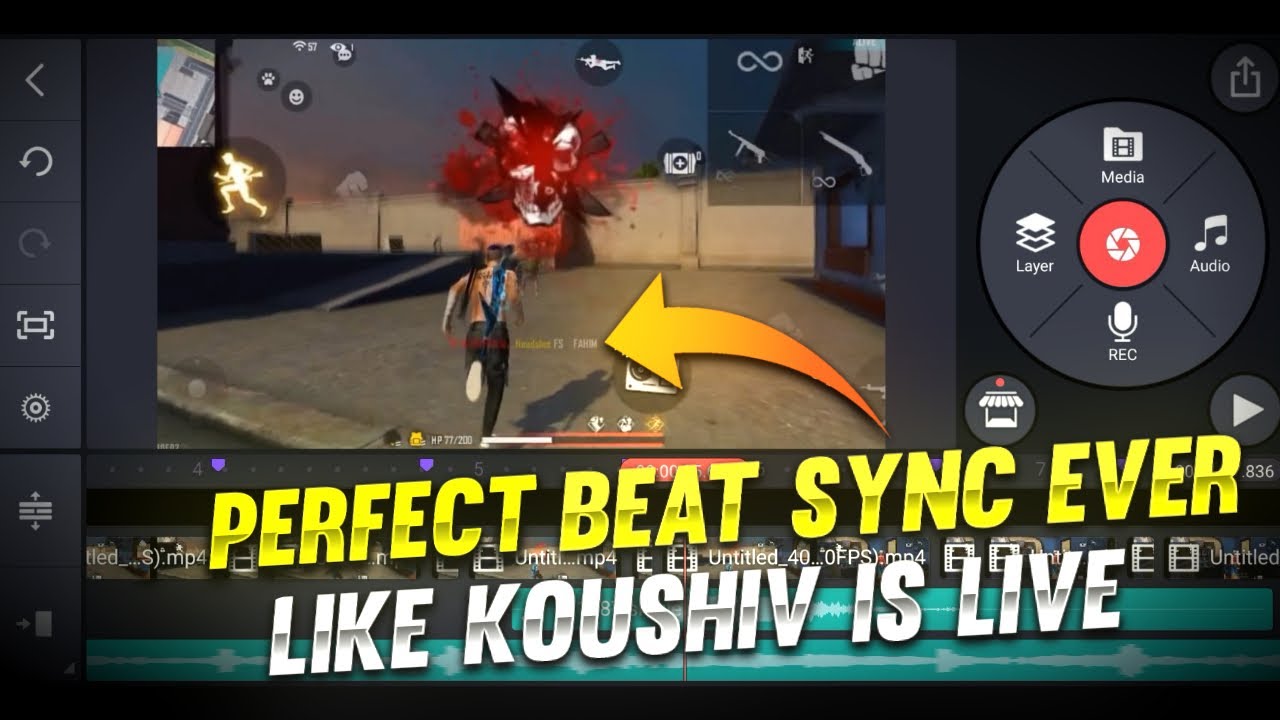 Edit Perfect beat Sync Ever Like Kaushik Is Live In KineMaster || Perfect beat Sync Ever Tutorial