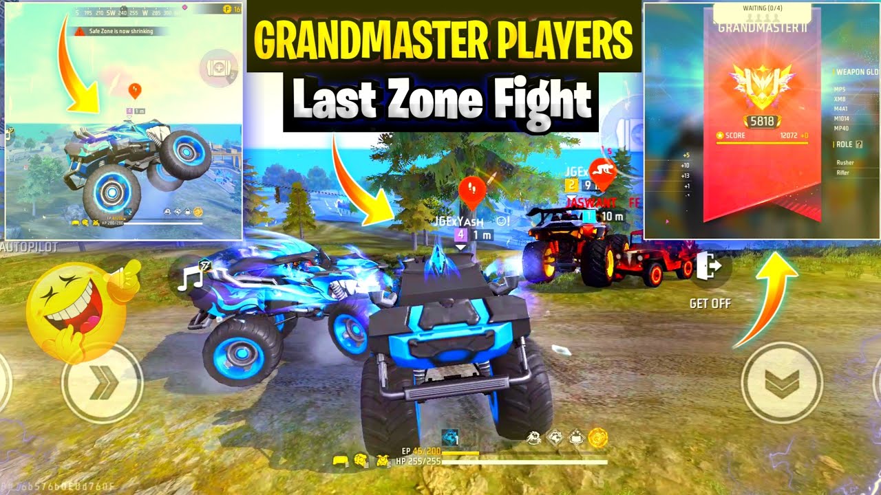 Only Last Zone Fight With Grandmaster Players 😂| Best Booyah Trick 🤯| Must Watch | FF Balvant Gaming