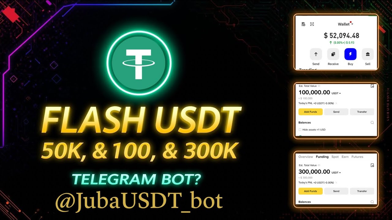 Flash USDT Telegram Bot | Simple Steps Real Results