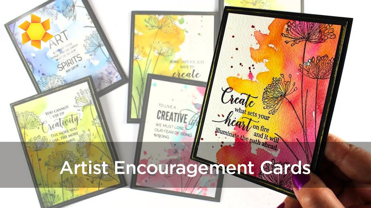 Artist Encouragement Cards