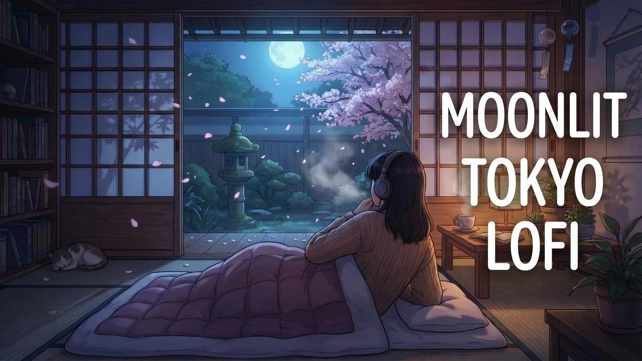 Dreamy Japanese Lofi – Calm Night Beats for Sleep & Unwind