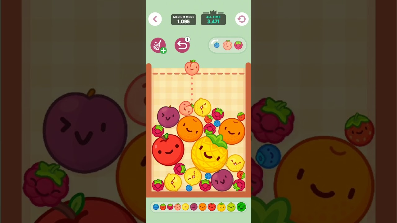 Fruits merge game