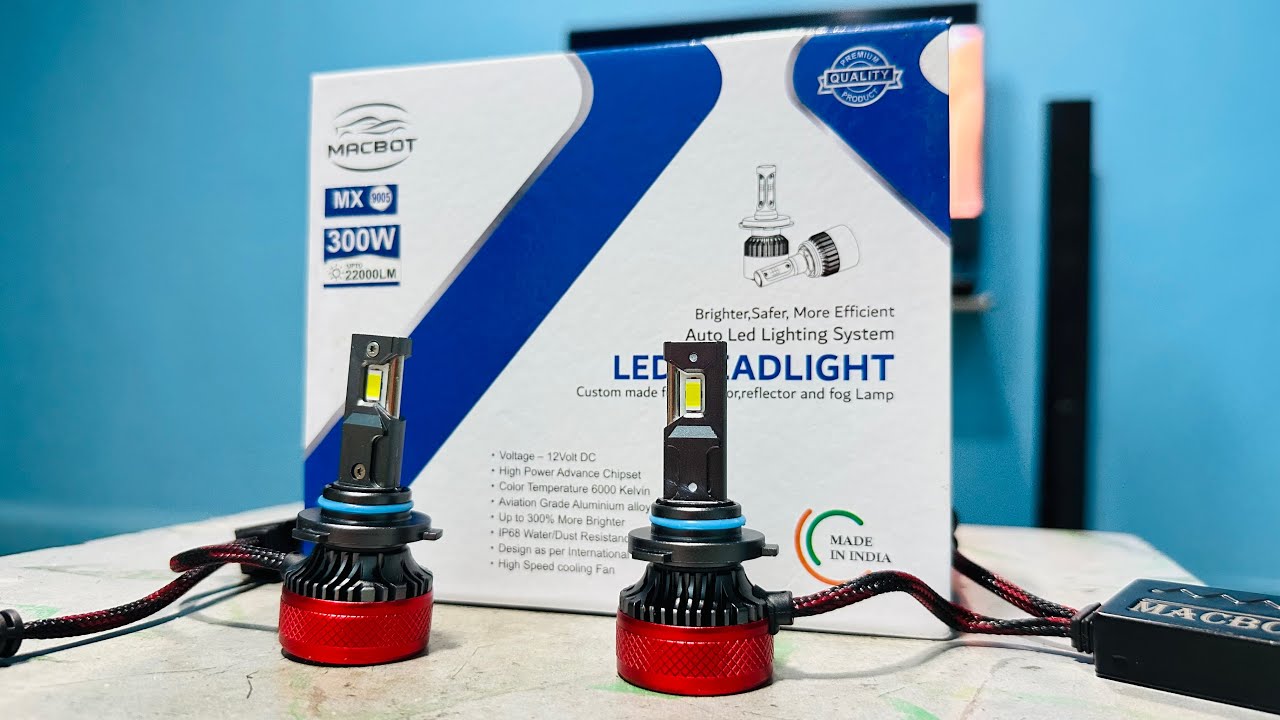 MACBOT 300W LED | COROLLA ALTIS | HEADLIGHT UPGRADED | LED BULBS