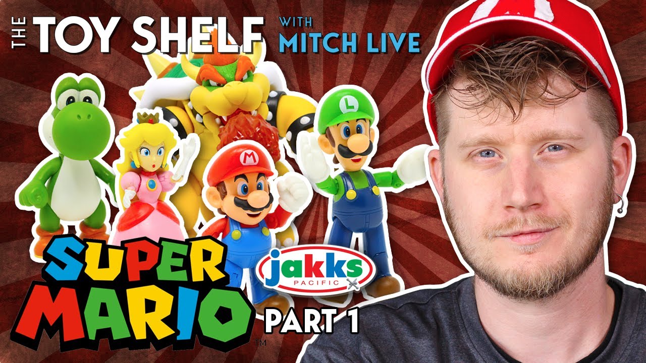 Super Mario | Jakks Pacific World of Nintendo | The Toy Shelf S02E01