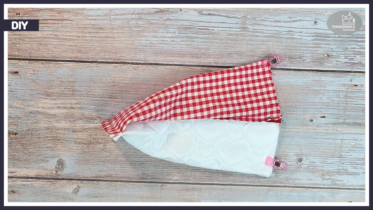 Quick and Easy sewing tip / How to make an easy fabric pencil case