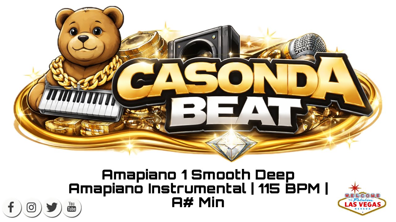 Amapiano 1 (Prod. CasOnDaBeat) | Smooth Deep Amapiano Instrumental | 115 BPM | A# Min 