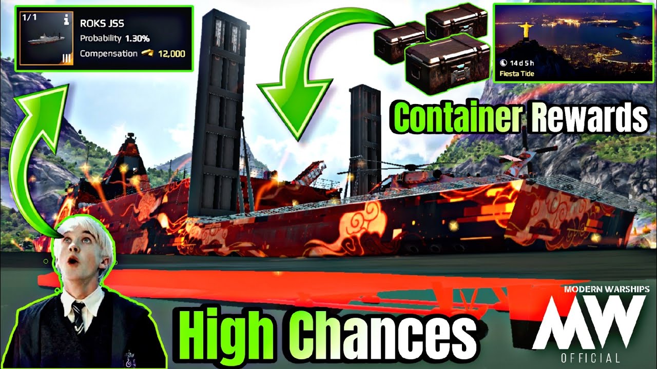 1.30% Very High Chances To Grab This Gacha Ship 🔥 New Event Container Rewards 💥 - Modern Warships 