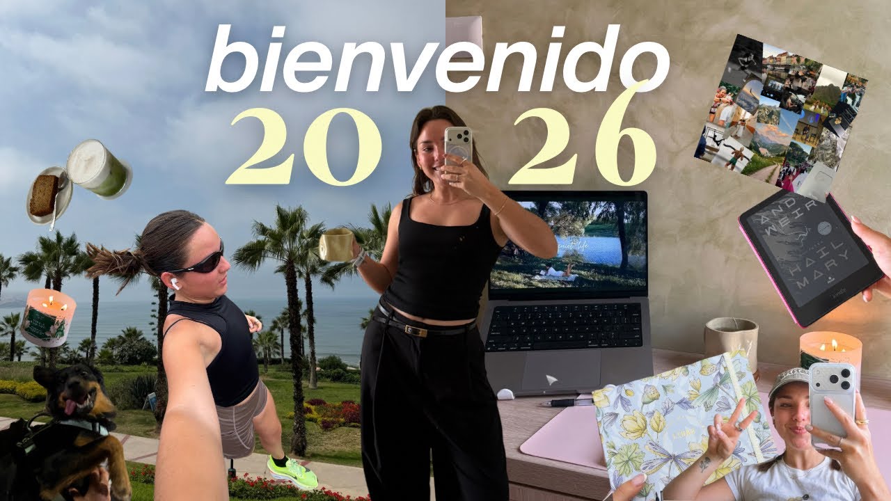 hola 2026 ⋆✴︎˚ primeros días del año, vision board, metas, journaling, running & más