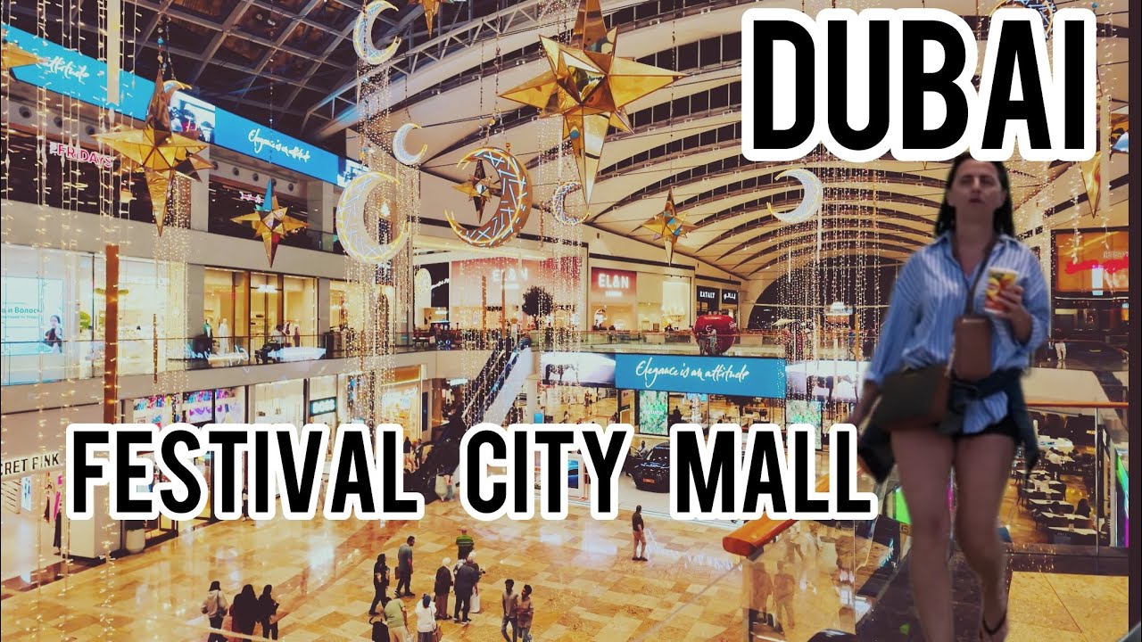 Dubai Festival City Mall Experience Eid Magic Walking Tour / Dubai 🇦🇪