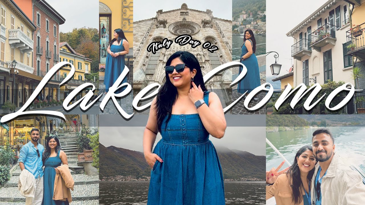 Italy diaries ✨🧿 | Day 2 - Lake Como | Bellagio | Travel vlog | @Meghana_Shankarappa 