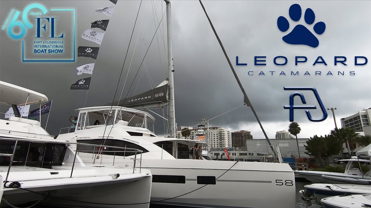 FLIBS 2019 - Leopard 58 Catamaran - I finally found a Sail at Ft. Lauderdale International Boat Show