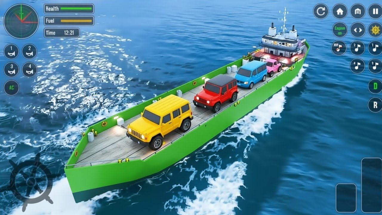 Real Cargo Ship Simulator 3D Gameplay 🚢 | Container Ship Driving | Mobile Ship Simulator Android