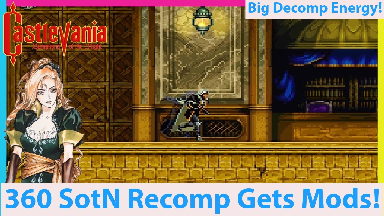 Symphony of the Night Recomp Gets Easy Setup and Mod Support