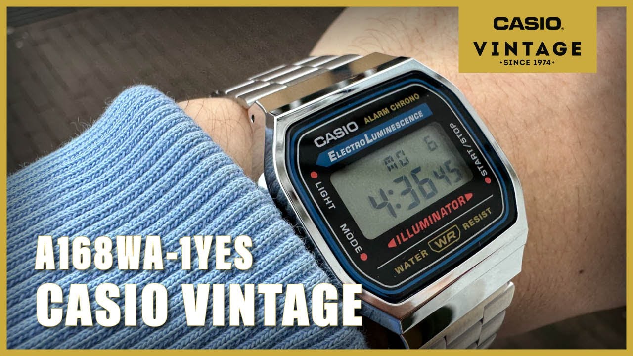 Unboxing Casio Vintage A168WA-1YES