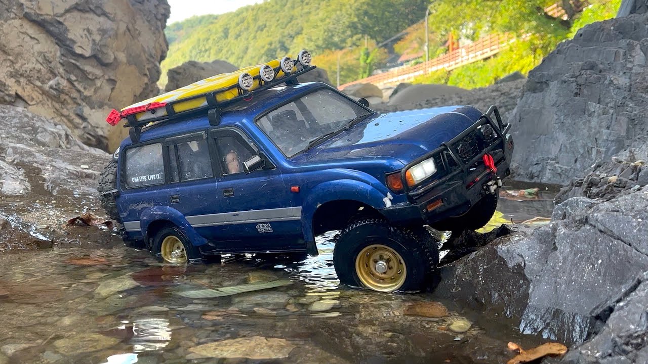 1/10 Scale RC : TOYOTA Land Cruiser LC80(SCX10 III Chassis) Valley Adventure #13.