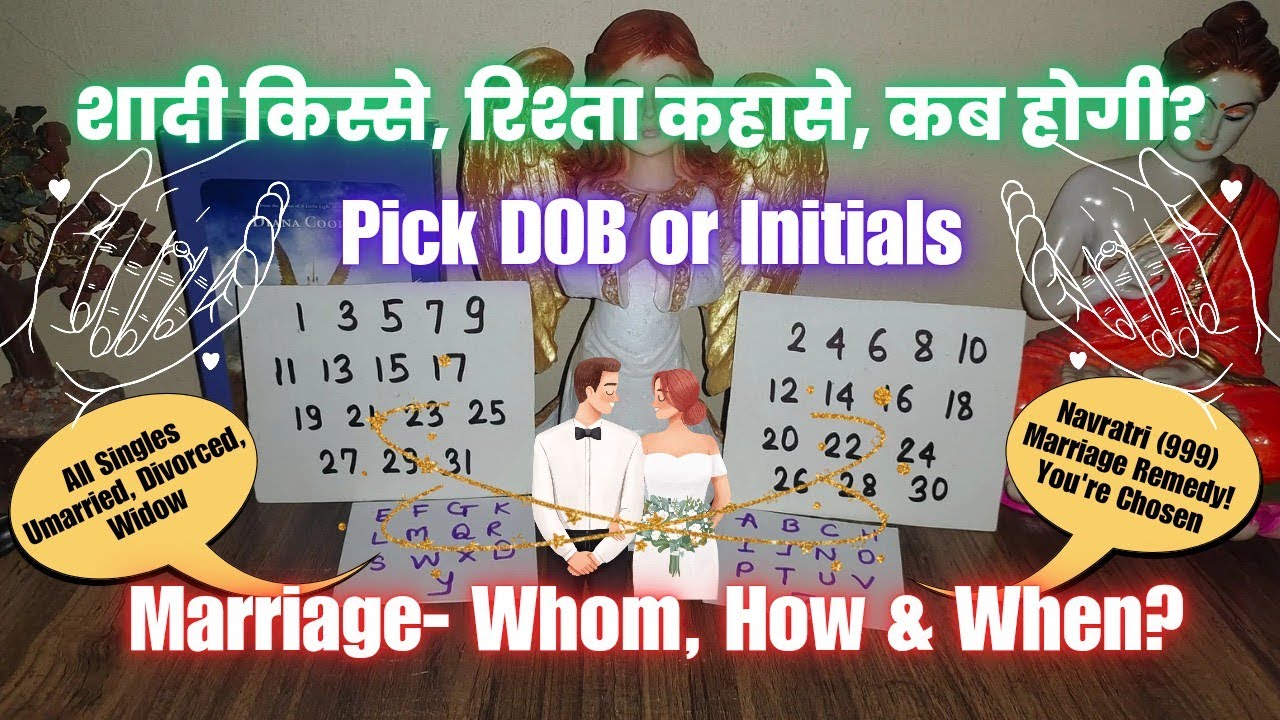 (Part 3) SINGLES 🤵👰 YOUR MARRIAGE Whom, How & When? Pick a Card | HINDI TAROT READING