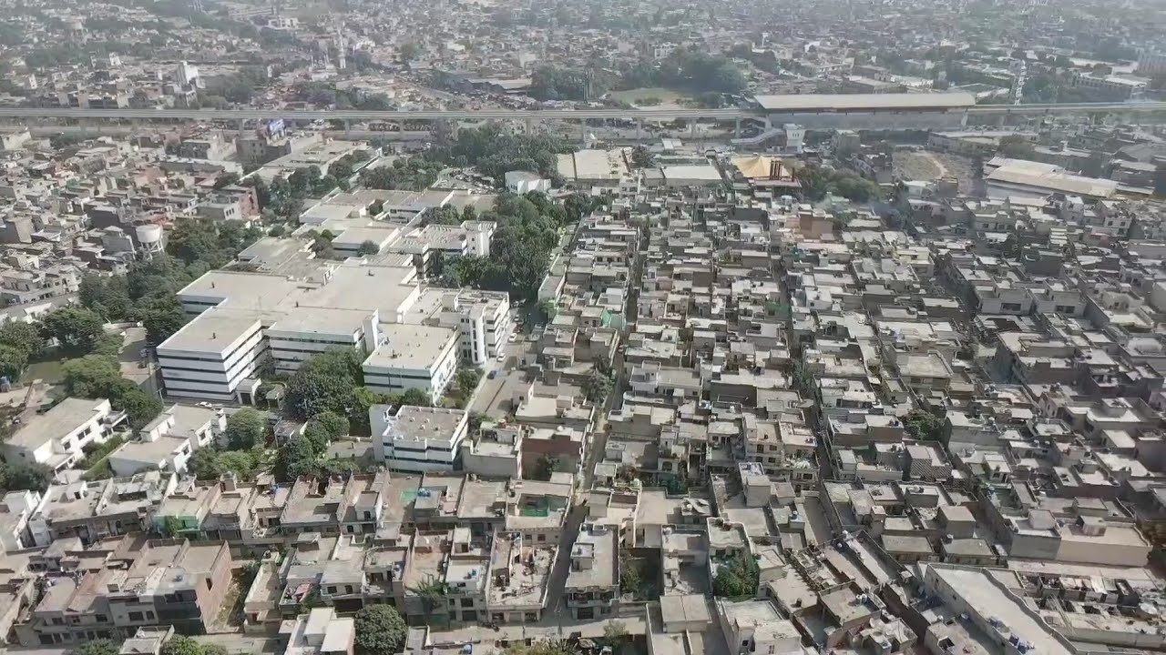 Aerial Views PECO Road Link Multan Road Lahore | Maragzar Colony Lahore | Awan Town Lahore