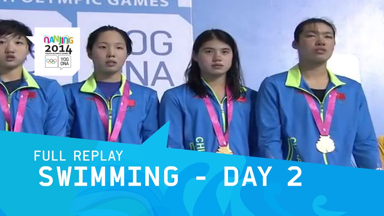 Swimming - Final Men/Women Day 2 | Full Replay | Nanjing 2014 Youth Olympic Games