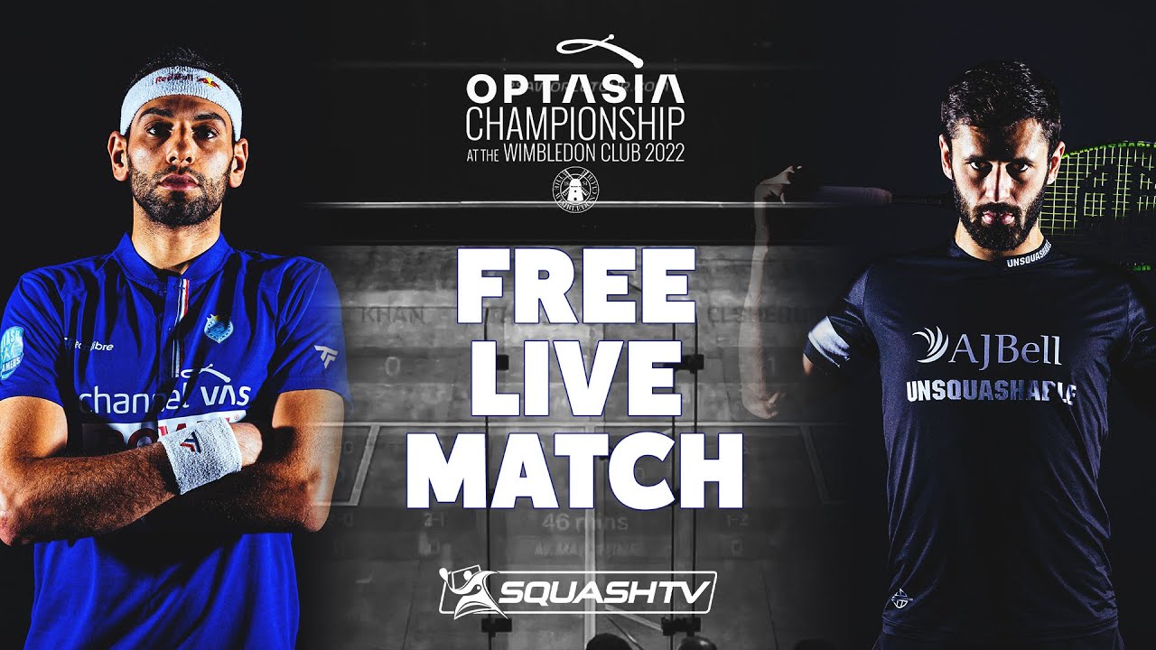 Mo. ElShorbagy v Parker - FREE LIVE SQUASH MATCH - Optasia Championships 2022 - Rd 2