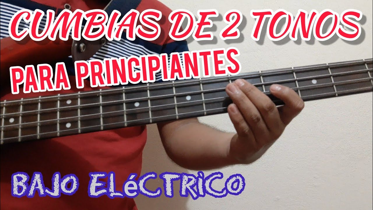 CUMBIAS fáciles con sólo 2 TONOS en Bajo Eléctrico / Tutorial