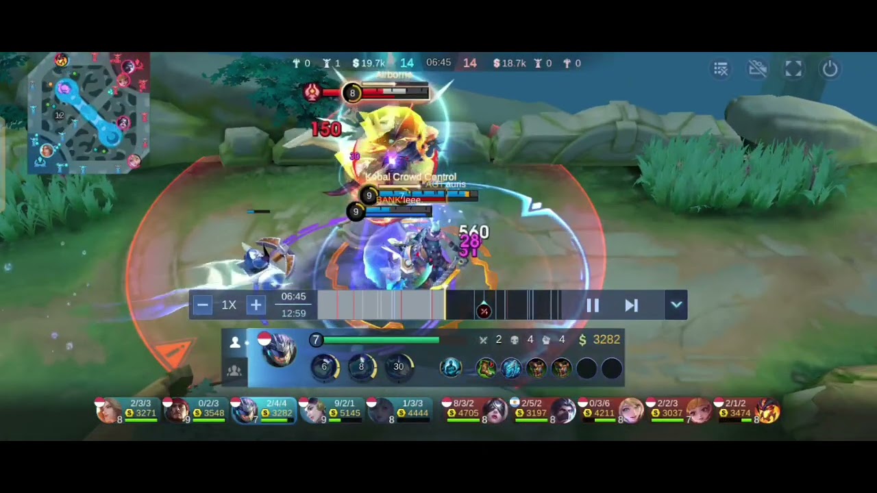 Main di rank combo sama Kadita auto menang musuh pun ketar ketir