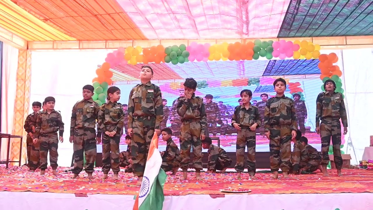 Army Widow Performance: 5th Annual Day Celebration in Oxford International School, Singhani