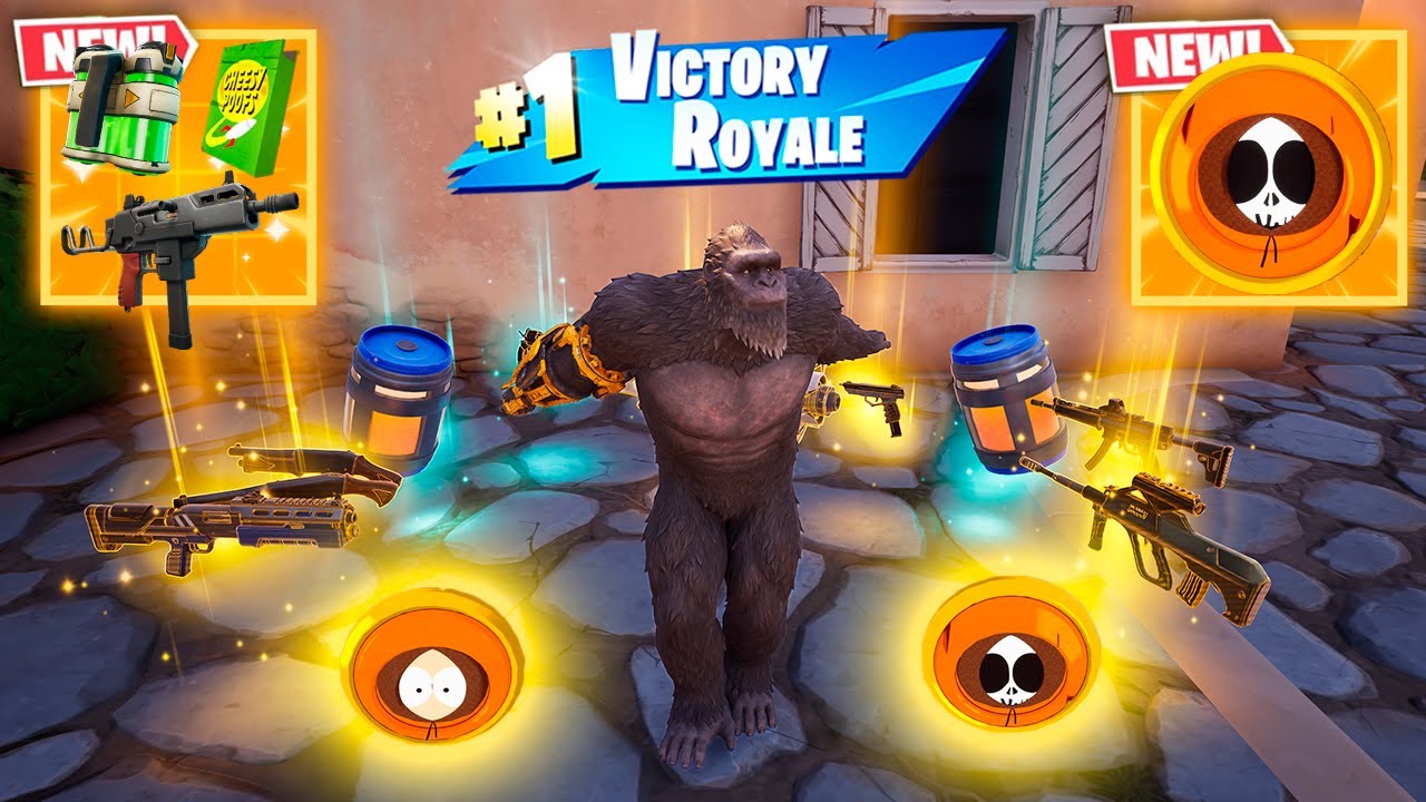 KONG vs NEW MYTHIC'S CHALLENGE (NEW!! Fortnite Chapter 7 Season 1)