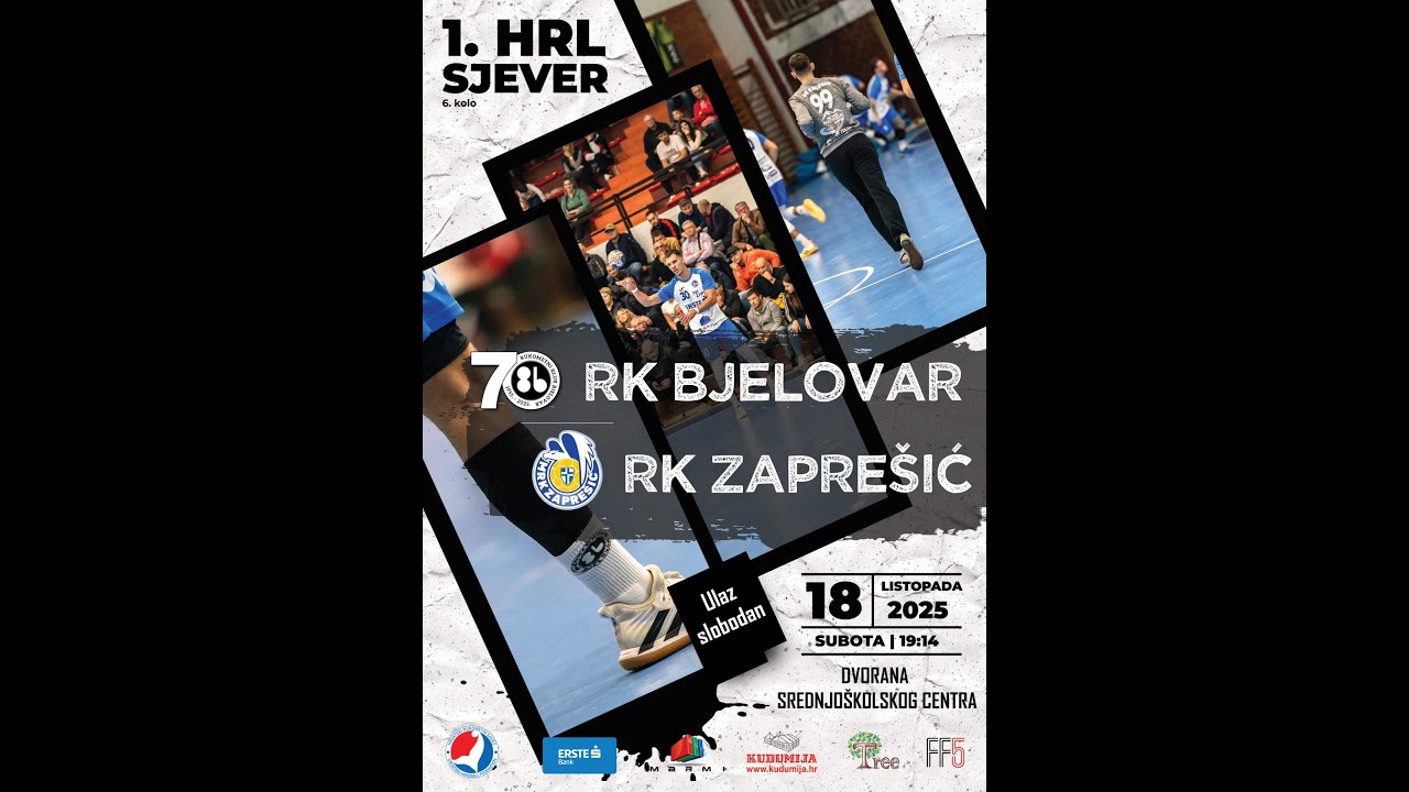 RK Bjelovar -RK Zaprešić 6 kolo 39 -24 _18. 10. 2025.