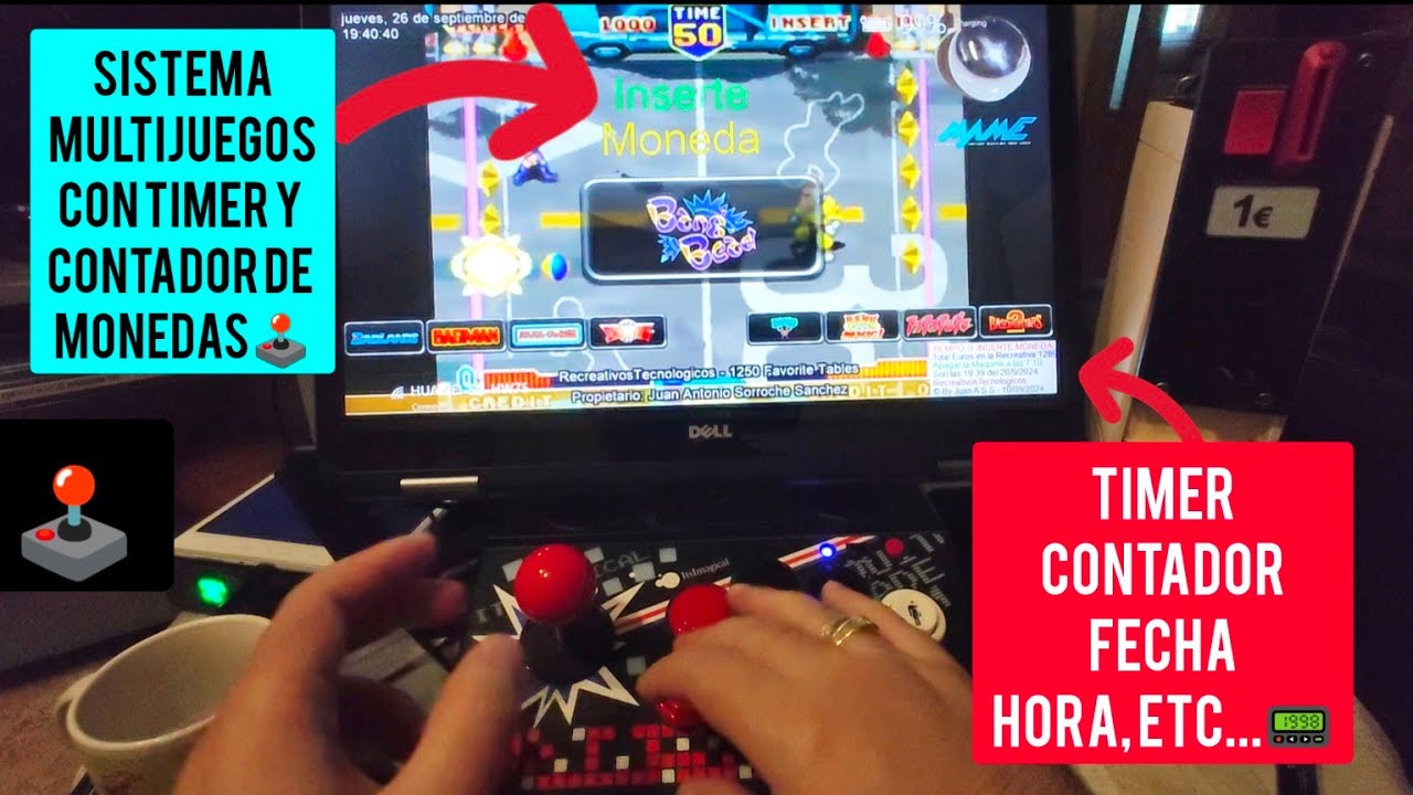 SISTEMA MULTIJUEGOS CON TIMER Y CONTADOR DE MONEDAS,(CONTARECRE)-YA A LA VENTA!-SUPER EXCLUSIVO-2024