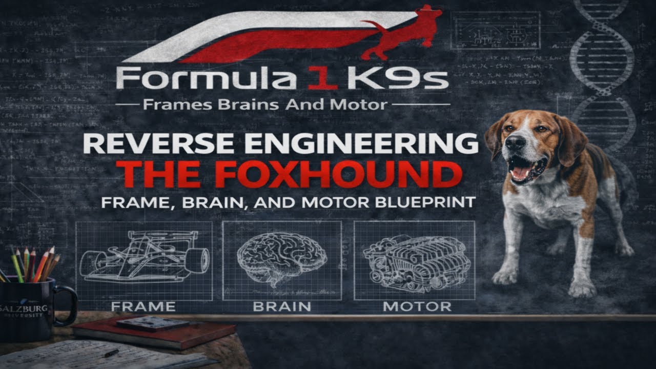 (MODERN DOG MARVELS) REVERSE ENGINEERING THE FOXHOUND: FRAMES BRAINS & MOTORS BLUEPRINT (EP128)