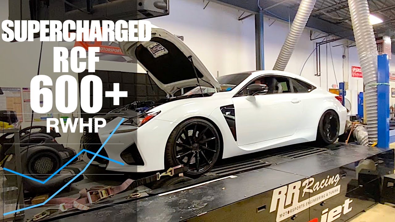 Supercharged Lexus RCF makes 600+ RWHP on E30 Blend RR Racing C38R