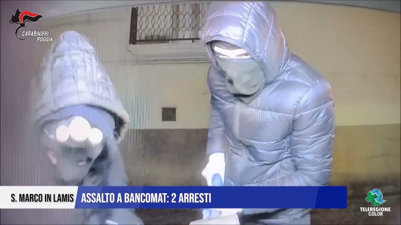 20 MAGGIO 2025  SAN MARCO IN LAMIS, ASSALTO A BANCOMAT  2 ARRESTI