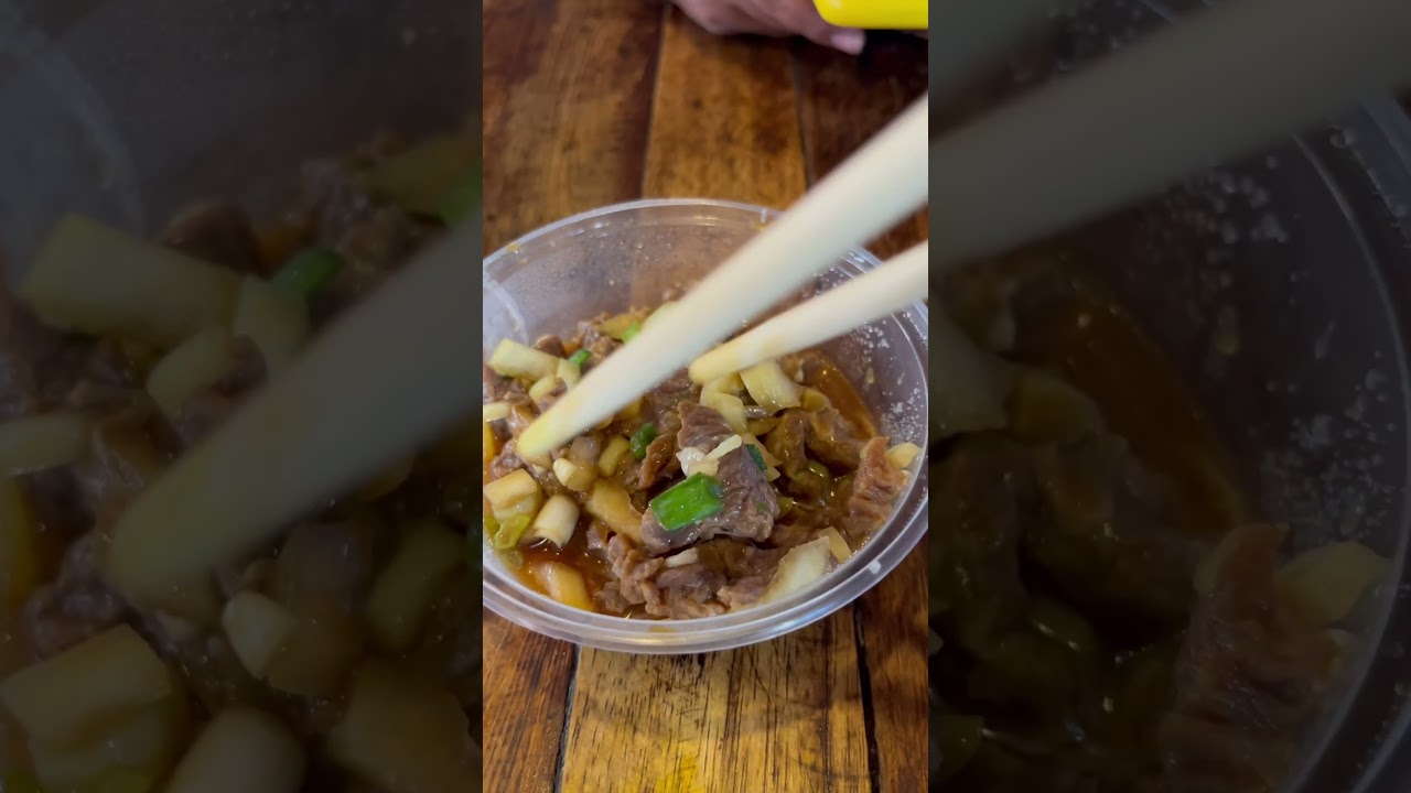 Beef Kelaguen #chamorro #yummy #shorts #food