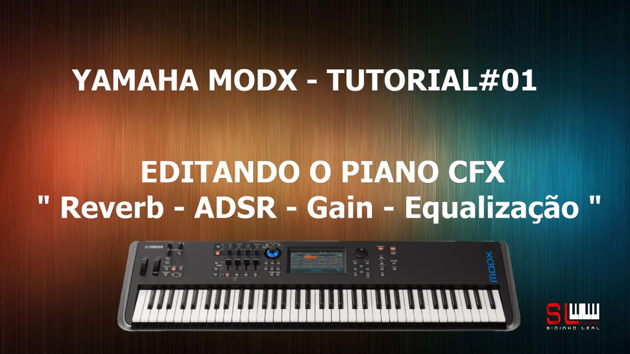 YAMAHA MODX - TUTORIAL#01 EDITANDO PIANO CFX