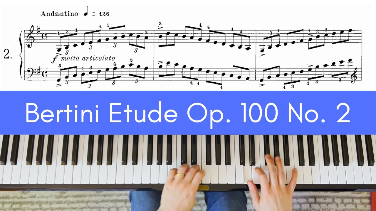 Bertini: Etude Op. 100 No. 2