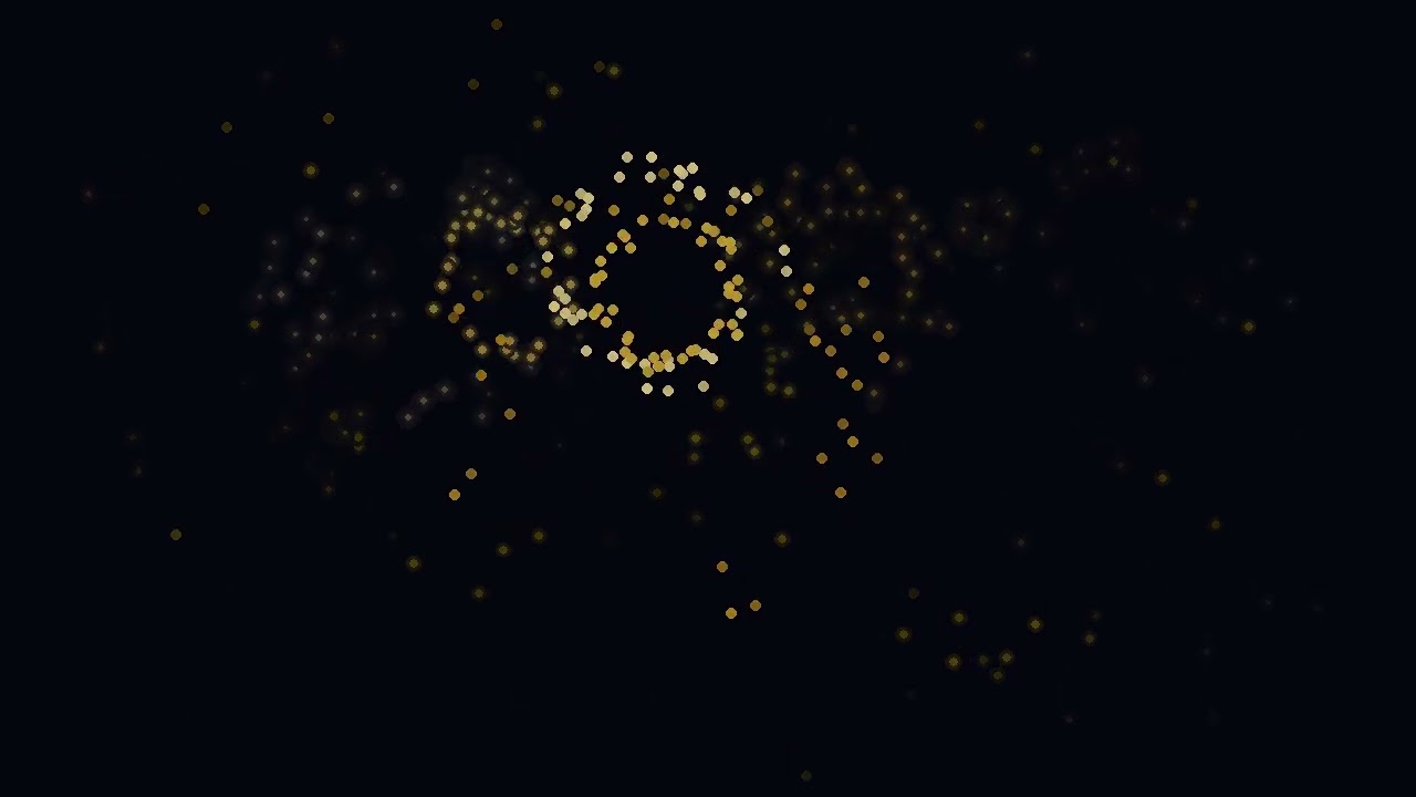 Exploding dots - firework - satisfying bokeh animation Loop
