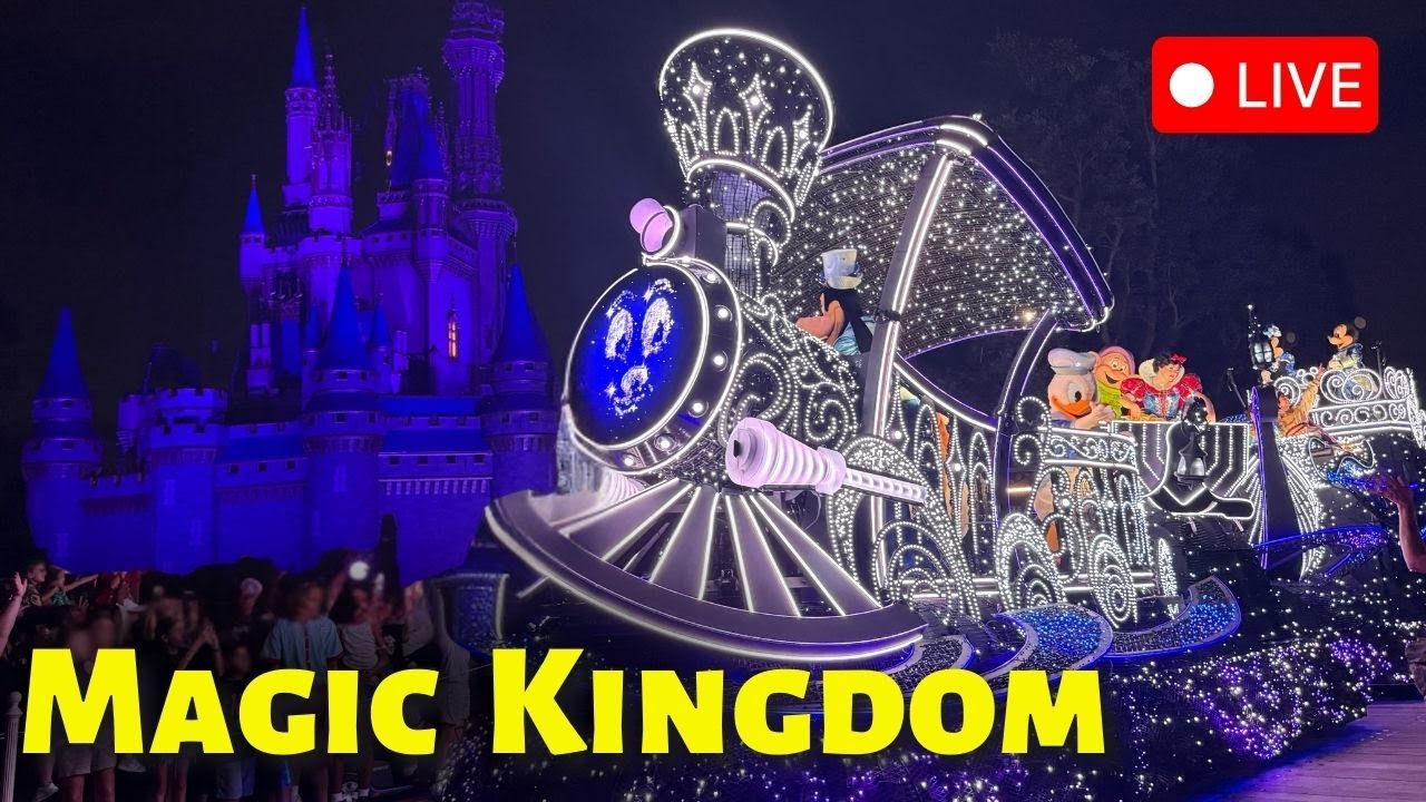 🔴LIVE🔴 MAGIC KINGDOM: Rides, Fireworks, Parade | Walt Disney World 4K