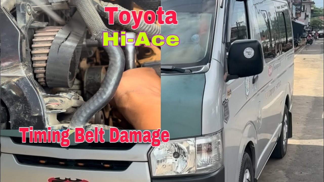 Toyota HiAce Naputolan ng Timing Belt gaano Kalaki Ang Damage
