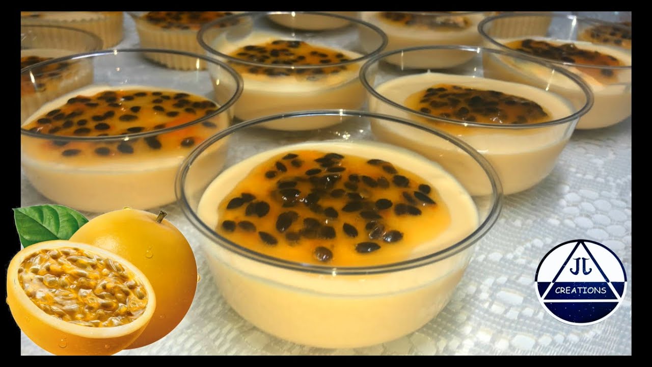 Como hacer POSTRE DE MARACUYÁ