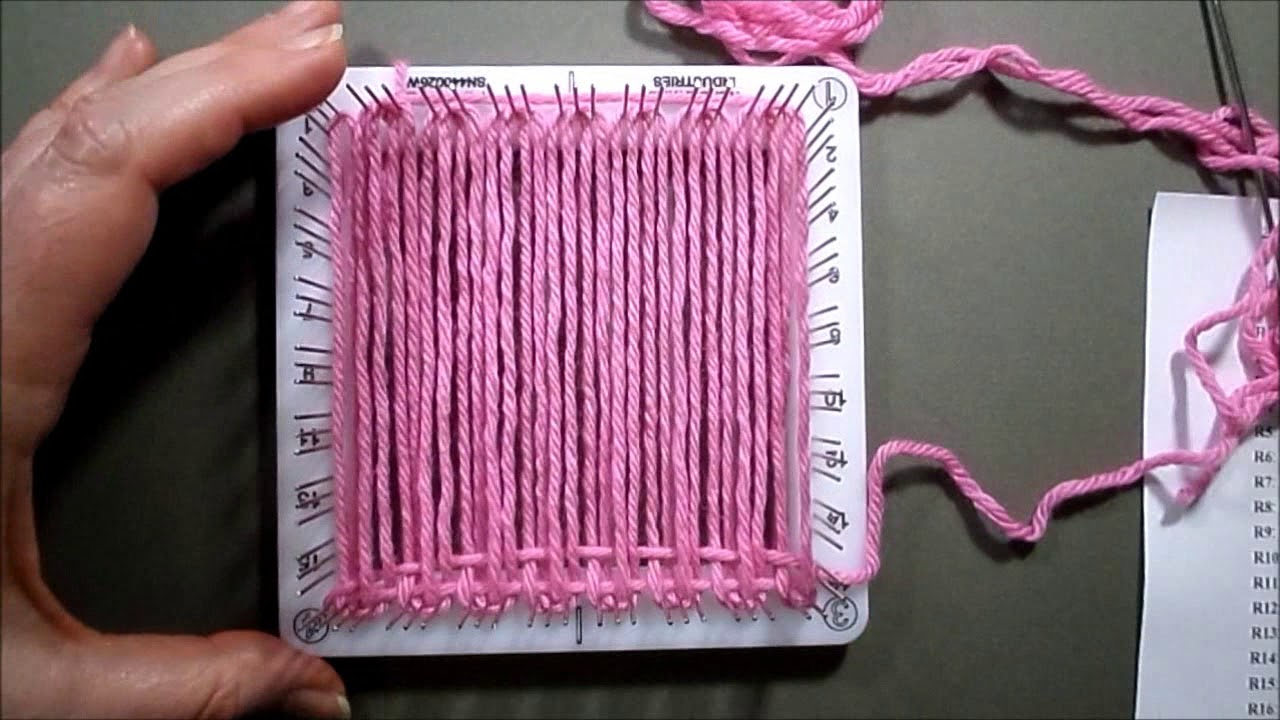 Two-Layer Warping -- Basic Twill Part 1 (pin loom)