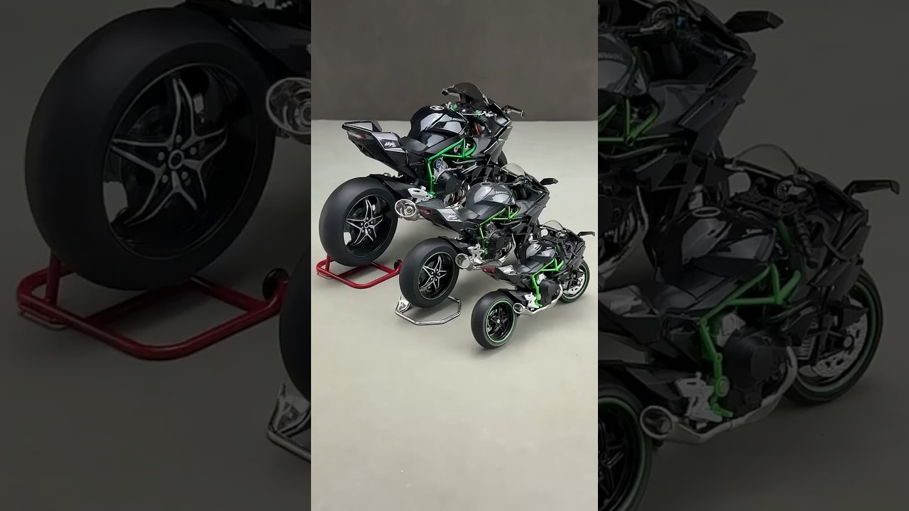 Kawasaki Ninja h2r diecast model car