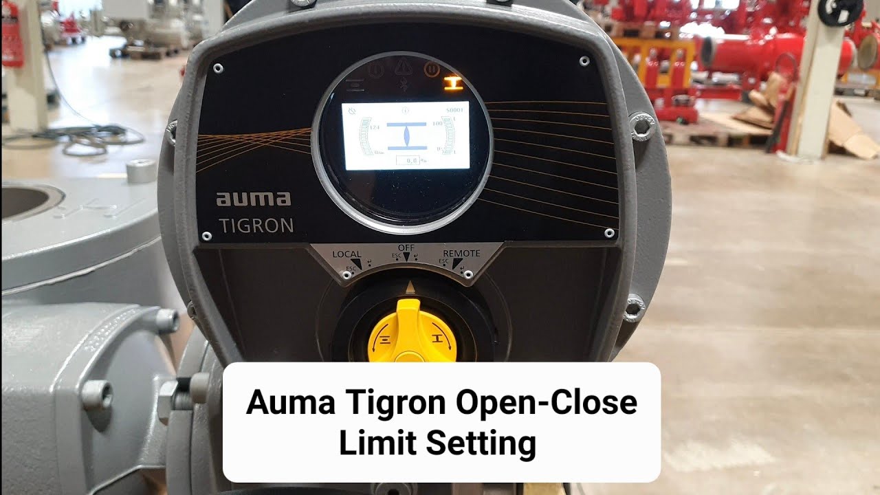 Auma Tigron Actuator Limit Setting - Auma Tigron Limit Ayari #scvoltaj #electronic #actuator #like