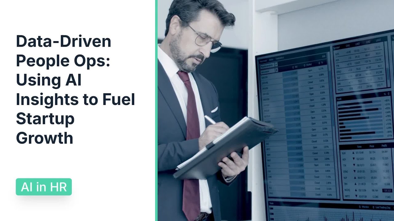 Data Driven People Ops: Using AI Insights to Fuel Startup Growth