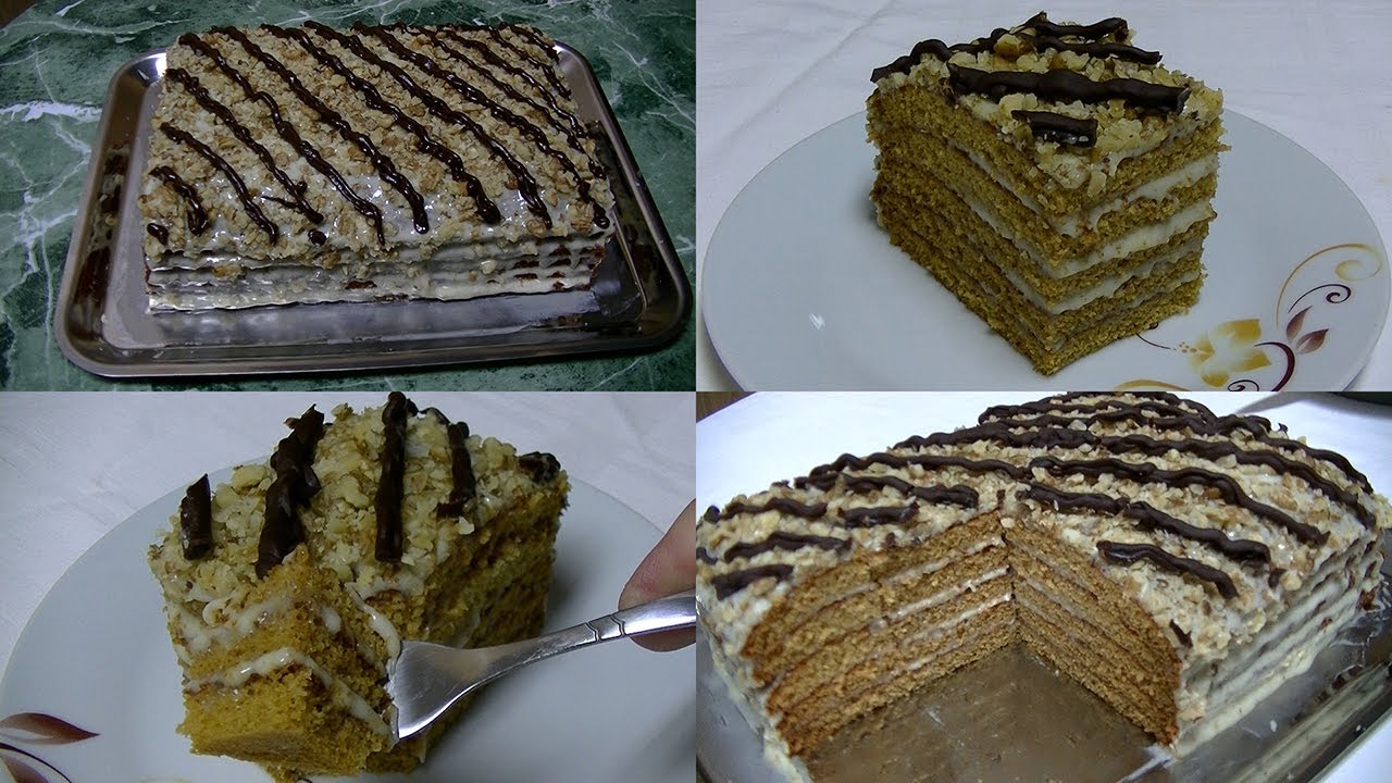 Марленка – медовик. Рецепт Марленки. М кухня.