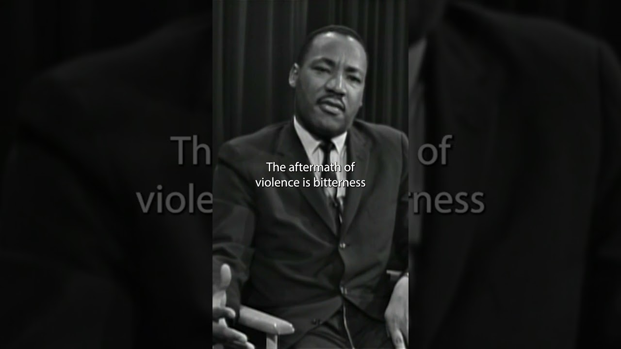 #MLK Jr. on the importance of nonviolent resistance #mlkday #interview