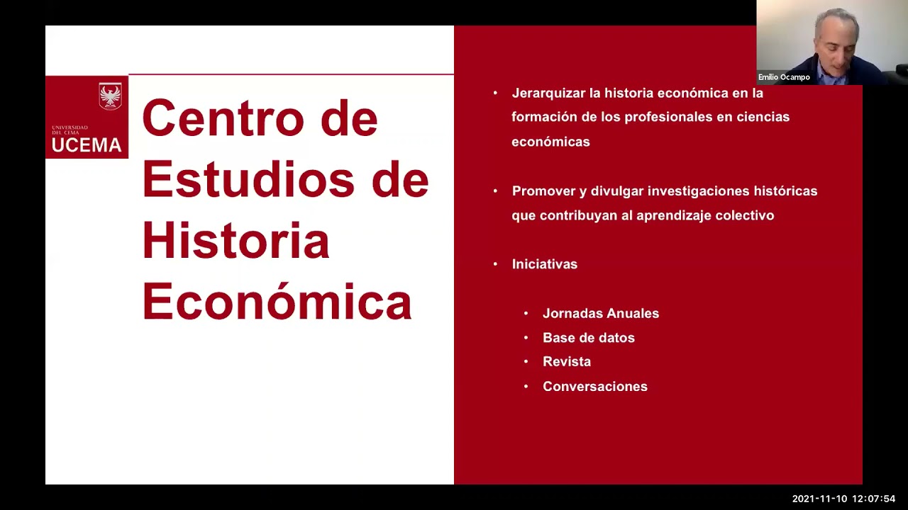 III Jornadas de Historia Económica: Bienvenida de autoridades e introducción de Juan Carlos de Pablo