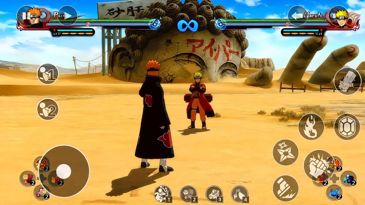 Naruto Storm 4 Evolution V1.10 Update Unlock All DLC Android Gameplay Offline Winlator Ludashi V2.9