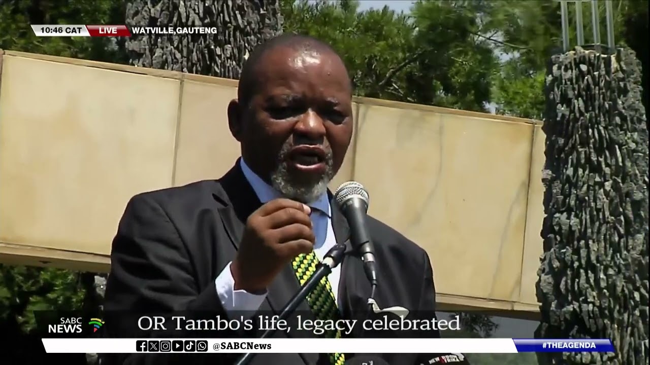 O.R. Tambo I Gwede Mantashe delivers key address at commemoration