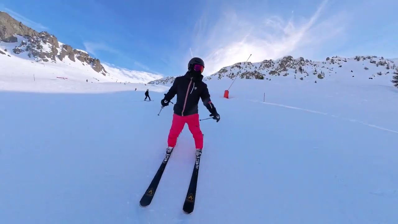 piste rouge Montgenèvre 02/2026 (Andrew Micka Daniel)