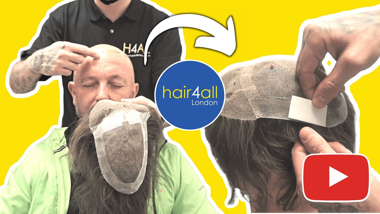 How To Apply Tape To a Hair System | Tips & Tricks For Beginners | Hair Replacement System | Men UK